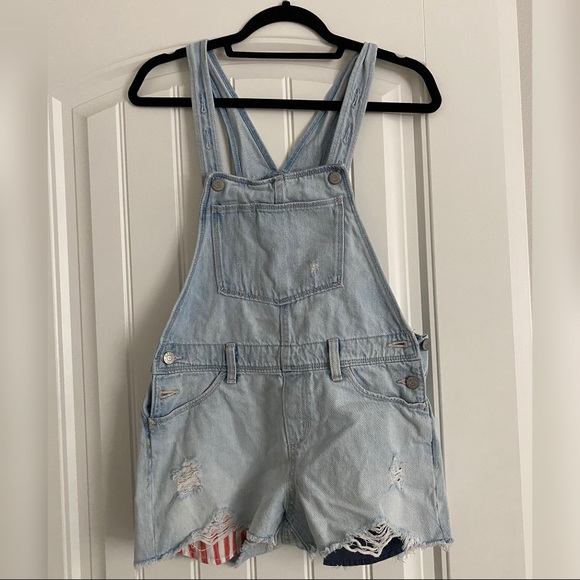 Stars and Stripes patriotic overalls - Picture 2 of 3